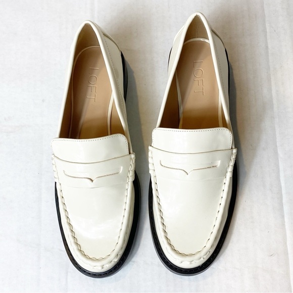 LOFT Penny Loafer Creme - Picture 3 of 12
